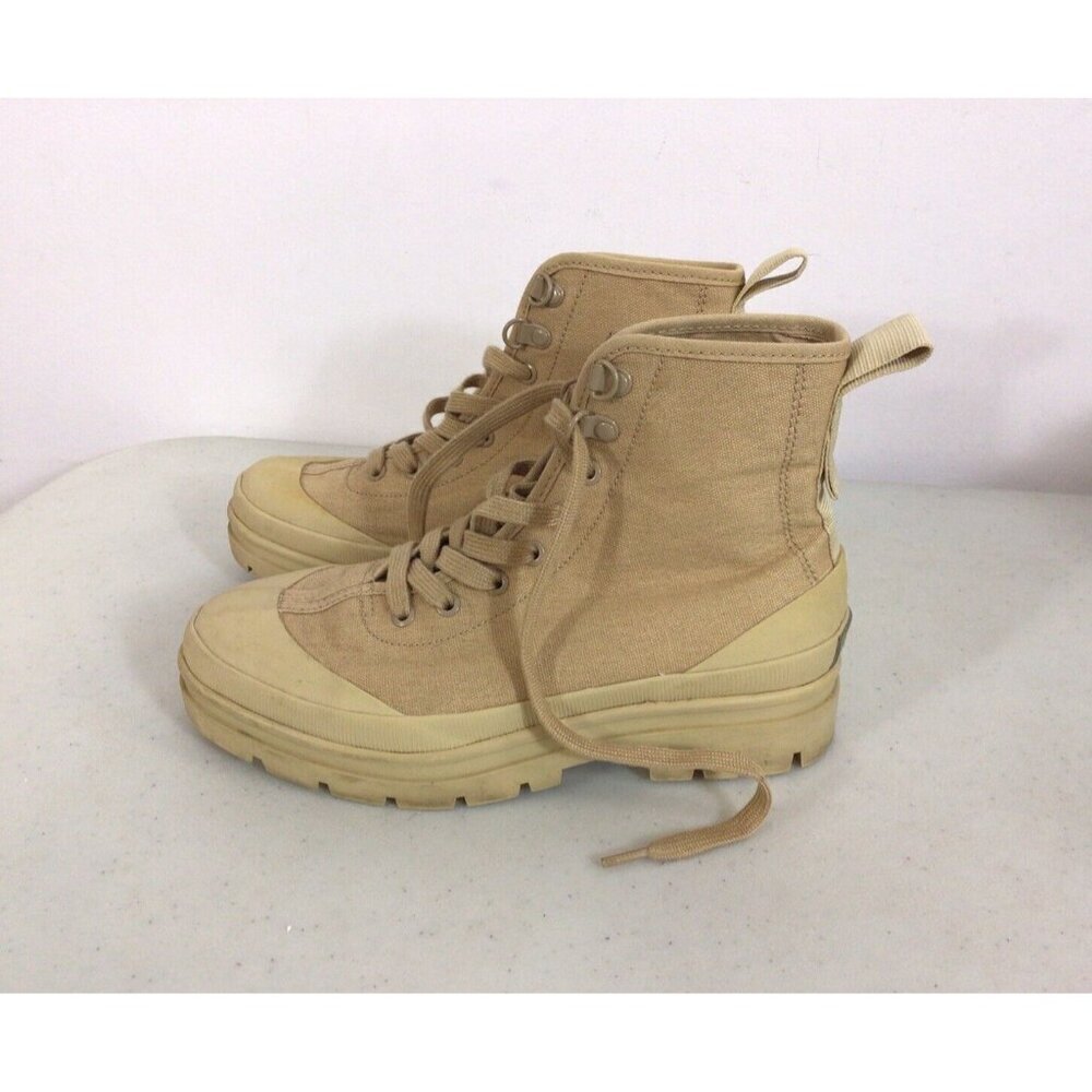 Everlane Canvas Boots Military Combat Lace Up Womens 6.5